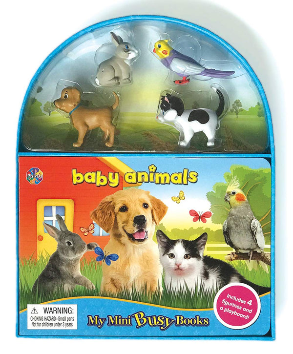 Phidal Baby Animals My Mini Busy Books - English