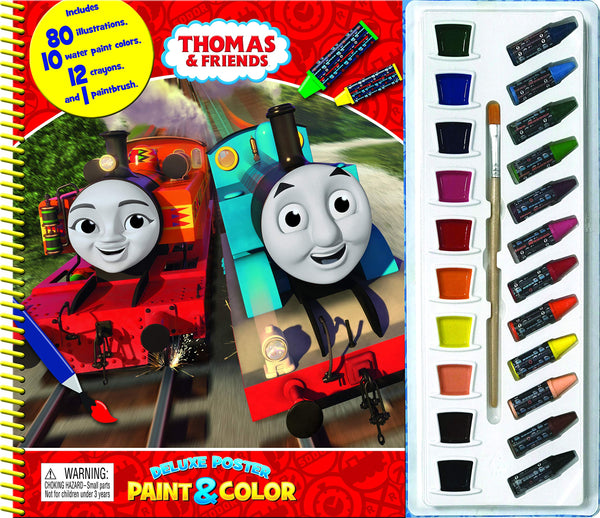 Phidal Gullane Thomas & Friends Deluxe Poster Paint and Color - English