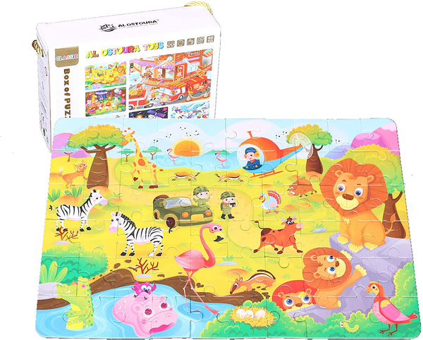 Box of Puzzle Happy Zoo