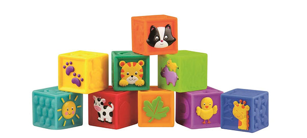 Little Hero Soft Blocks Multicolour - 9 Pieces