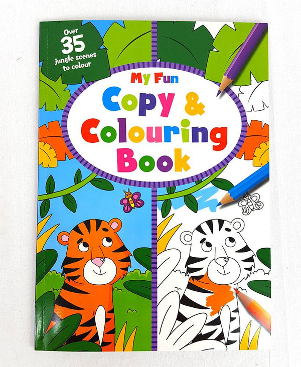 My Fun Copy & Colouring Book