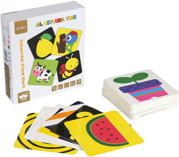 Flash cards matching cards (colorful)