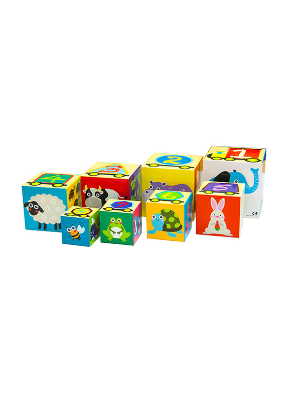 Little Hero Educational Blocks Multicolour - 8 Pieces