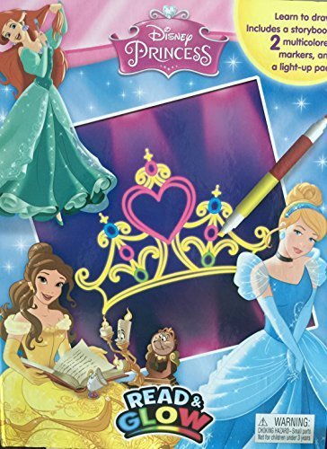 Phidal Disney Princess Read & Glow - English