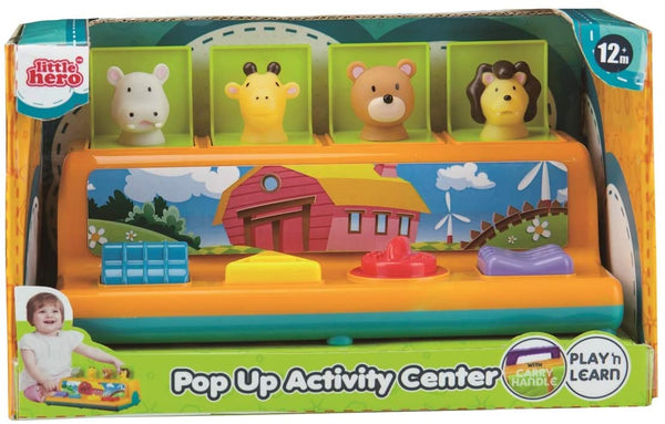 Little Hero Pop Up Activity Center -  Multicolour