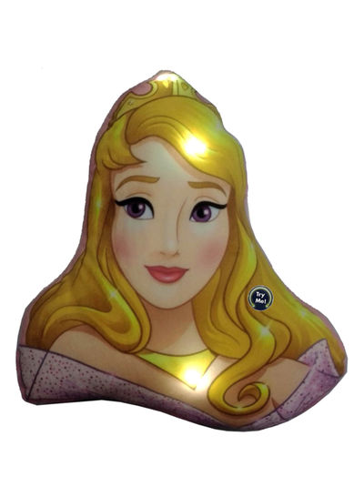 Toyworld Aurora Head Shape Cushion with LED Lighting - Multicolor