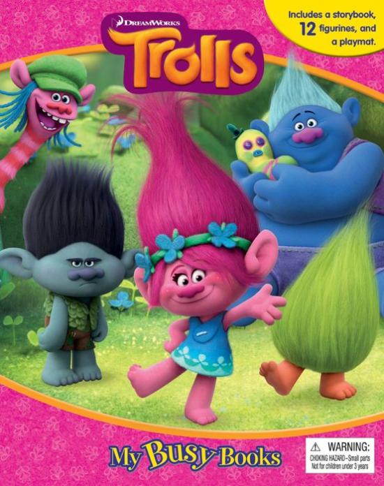 Phidal Dreamworks Trolls My Busy Books - English