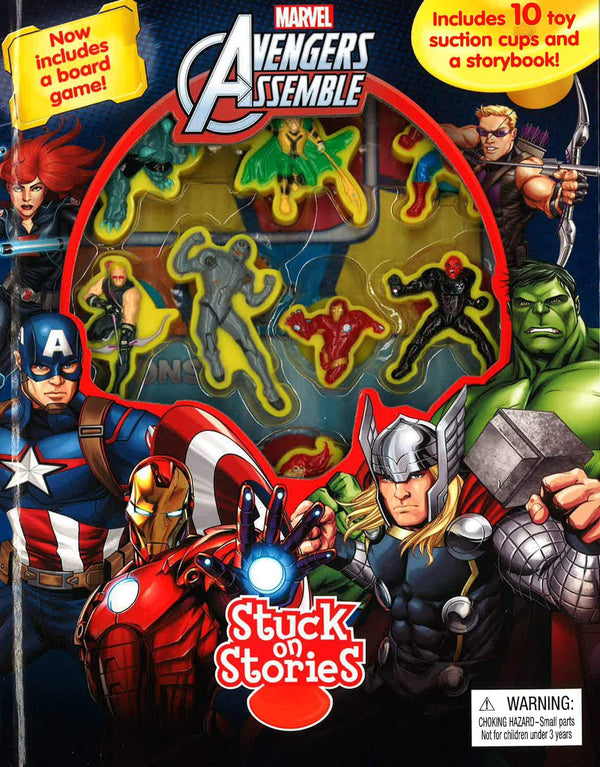 Phidal Marvel's Avengers Activity Book Stuck on Stories - Multicolour