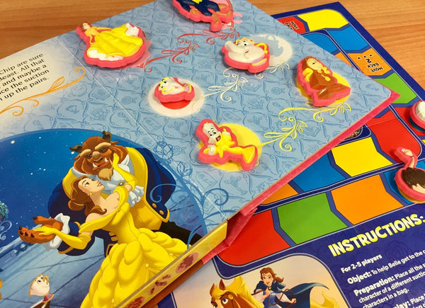 Phidal Disney's Beauty and the Beast Activity Book Stuck on Stories - Multicolour