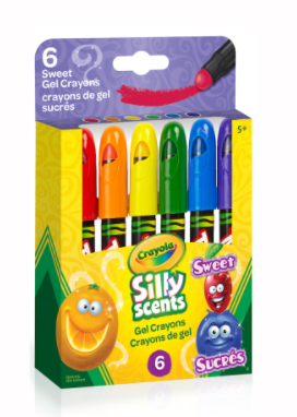 6 ct. Silly Scents Gel Crayons
