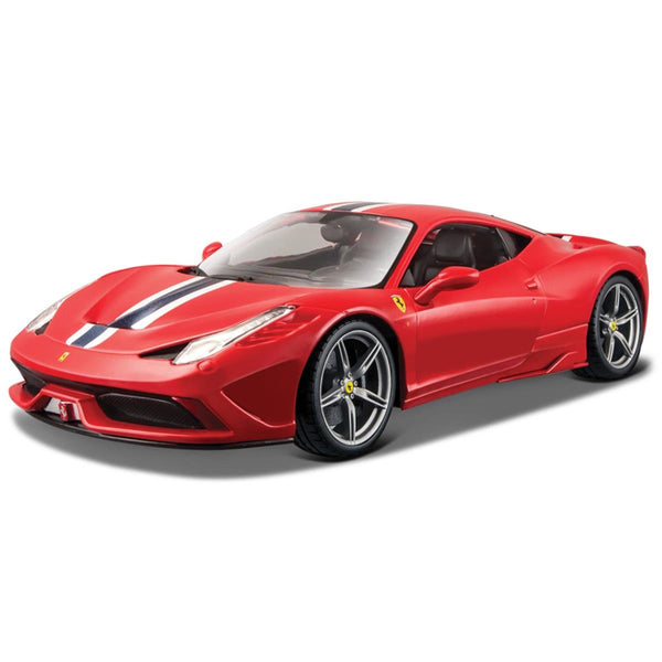 Bburago Die Cast Ferrari Race & Play 458 Speciale Car 1:18 Scale - Red