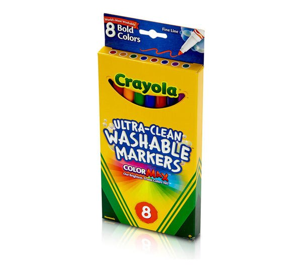 8 ct. Ultra-Clean Washable Classic, Fine Line, Color Max Markers