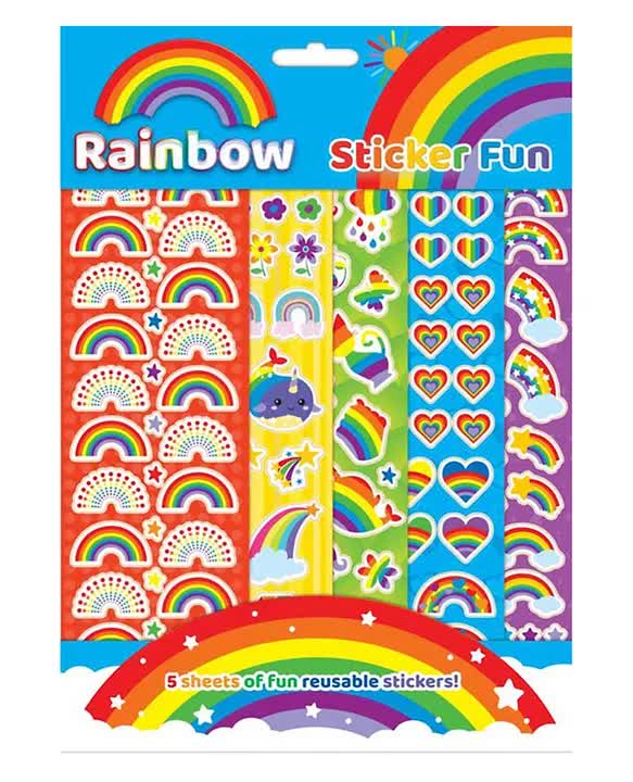 Alligator Books Rainbow Sticker Book - English