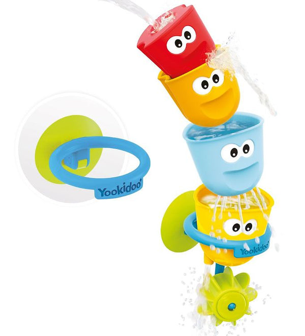 Yookidoo Fill 'N' Spill Action Cups Bath Toy - Multicolor