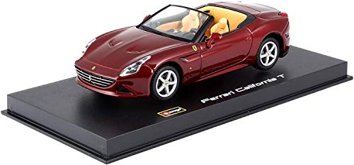 Bburago Die Cast Ferrari Signature California T Open Top Car 1:43 Scale - Red