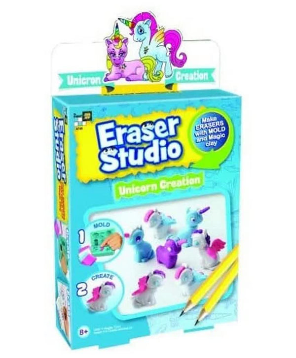 Amav Make Your Own Unicorn Erasers Clay Craft Kit - Multicolour