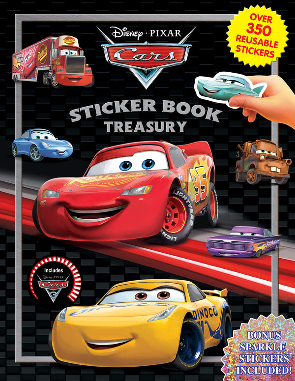 Phidal Disney Pixar's Cars 3 Sticker Book Treasuries - Multicolour