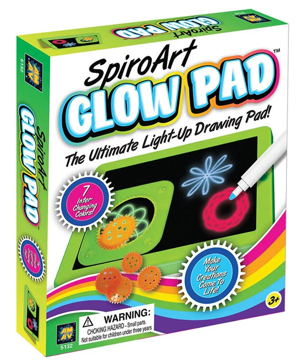 Amav Spiro Art Glowing LCD Writing Drawing & Erasable Doodle Board - Green