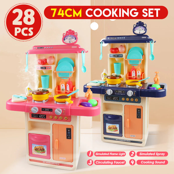 Play House Spray Kitchen Toy Set  Sound And Light Water