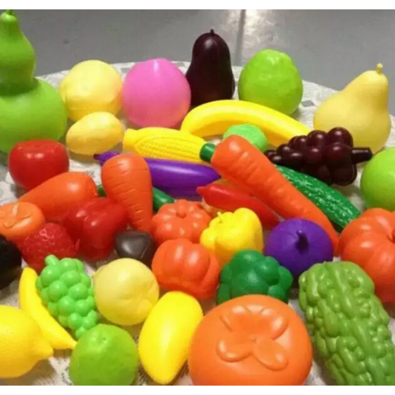 Plastic Play Food Vegetables Toy Set for Kids – Bait AL Tarfeeh