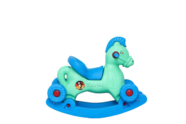 Rocking Horse For Kids with Wheel & Seat 2 in 1 option