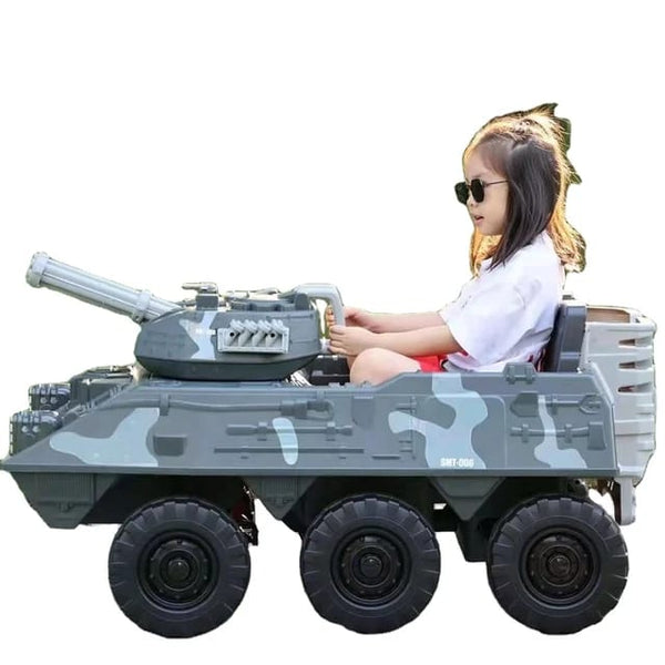 kids electric tank car remote control children ride on car army tank 12V