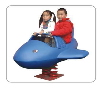 Air Plane Shape Outdoor two seaters Seesaw