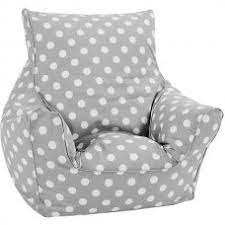 Arm Chair - Grey Polka Dots