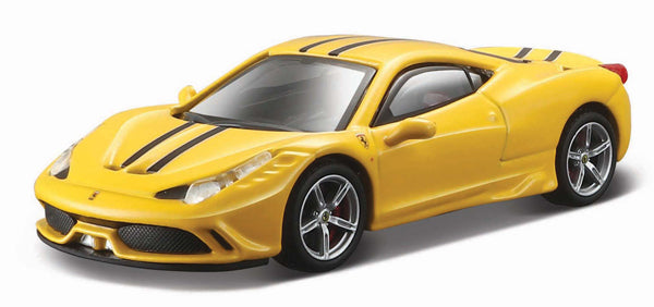 Bburago 1:43 Ferrari Signature 458 Speciale Car - Yellow