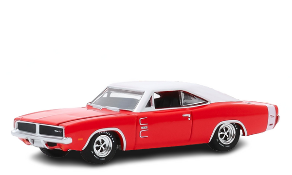 Bburago Die Cast 1969 Dodge Charger RT Car Asst 1:64 Scale - Red