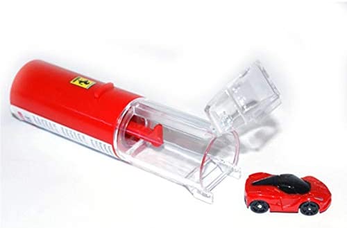 Bburago Ferrari R&P Pocket Garage 1.25' Car With Launcher - Red