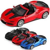 Bburago Ferrari RacePlay Car Set Scale 1:43 Diecast Car  Multicolor - Pack of 5
