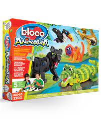 Bloco Tropical Forest Animals