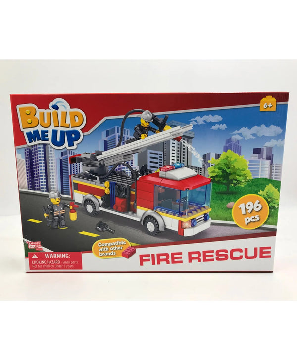 Build Me Up Blocks Fire Station Multicolour - 245 Pieces