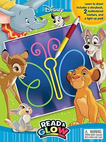 Phidal Disney Animals Read & Glow - English