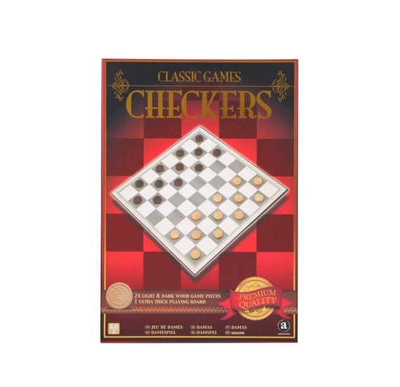 Classic Games Collection - Wood Checkers