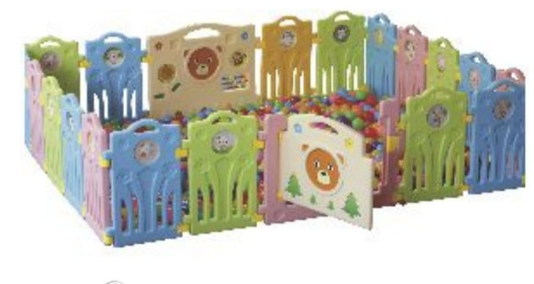 colorful fence for kids