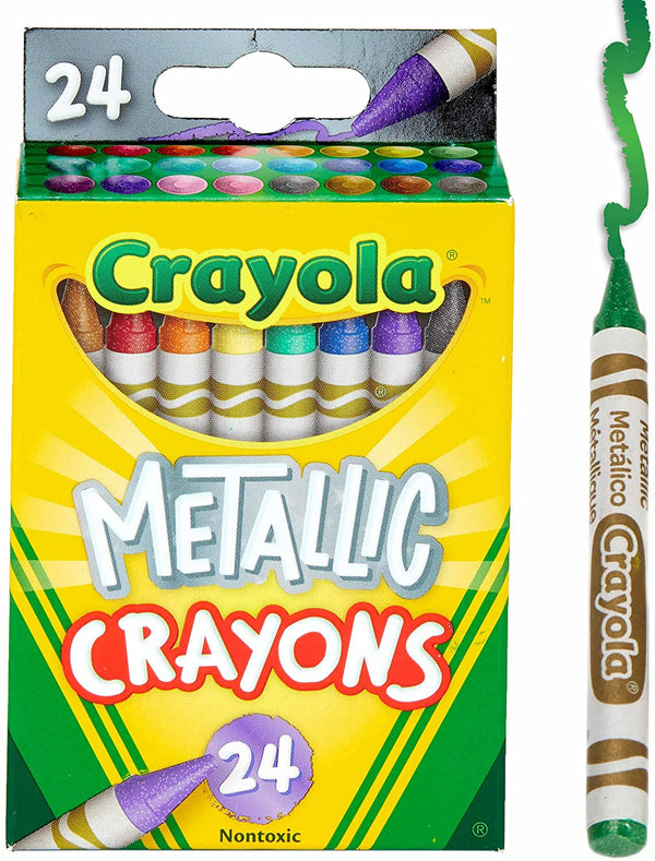 Crayola - 24 ct. Metallic Crayons
