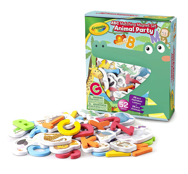 Crayola - ABC Matching Magnet Set - Animal Party