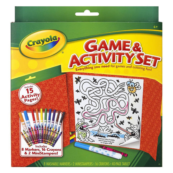 Crayola Activity Kit with Puzzles & Games - English