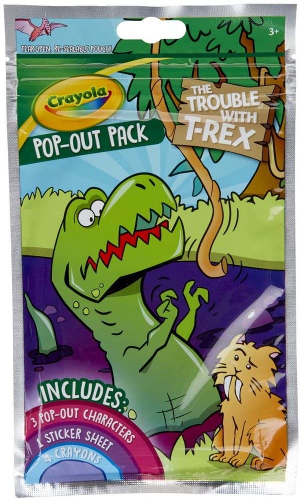 Crayola - T-Rex Dinosaur Pop-Out Pack