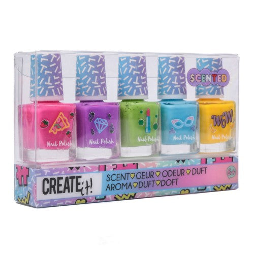 CREATE IT! NAIL POLISH SCENTED 5-PACK DISPLAY