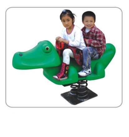 Crocodile Shape Outdoor two seaters Seesaw