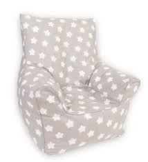 Delsit Bean Chair - Grey W. Stars
