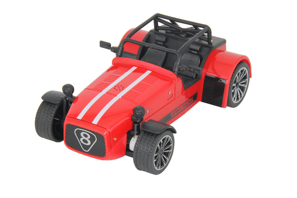 Die-cast Spray Racing Car (Red & Yellow)