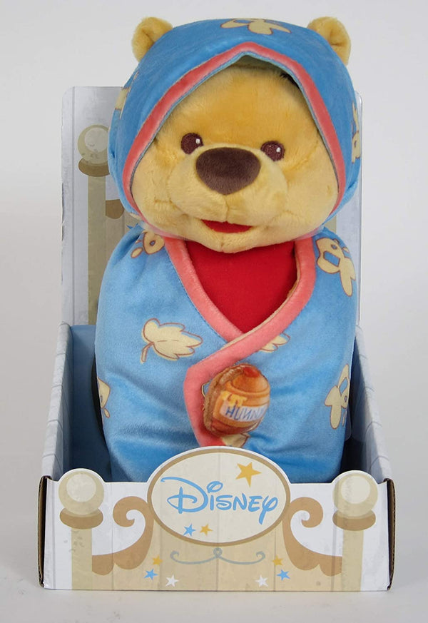 Disney Plush Pooh Blankee W/Stand 10