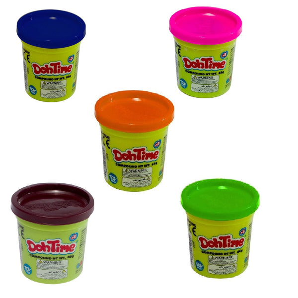 Dohtime Bright Colors 4+2 Pack 3 Assorted 3Oz