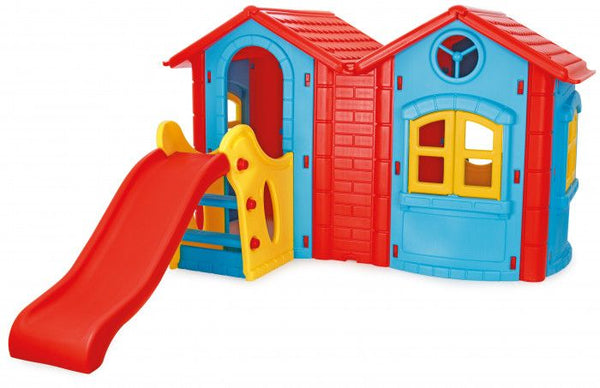 Double Happy House With Slide