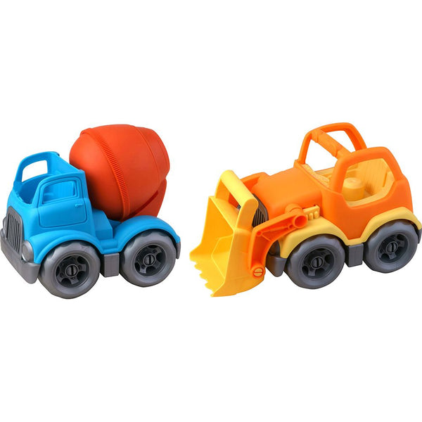 ECO FRIENDLY CARTOON CAR DOUBLE PACK BRICKS VEHICLE  Roll Up