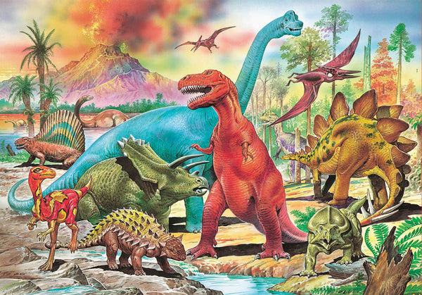 Educa Puzzles - 100 Dinosaurs - Unisex